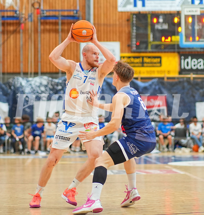 Basketball, Basketball Superliga 2024/25, Playoffs, Finale Spiel 1, Oberwart Gunners vs. BBC Nord Dragonz