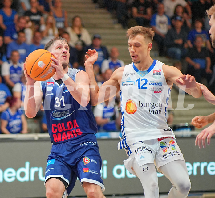 Basketball, Basketball Superliga 2024/25, Playoffs, Finale Spiel 1, Oberwart Gunners vs. BBC Nord Dragonz