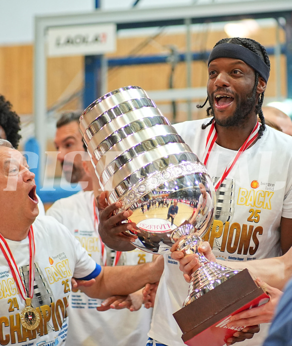 Basketball, Basketball Superliga 2024/25, Playoffs, Finale Spiel 1, Oberwart Gunners vs. BBC Nord Dragonz