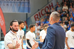 Basketball, Basketball Superliga 2024/25, Playoffs, Finale Spiel 1, Oberwart Gunners vs. BBC Nord Dragonz