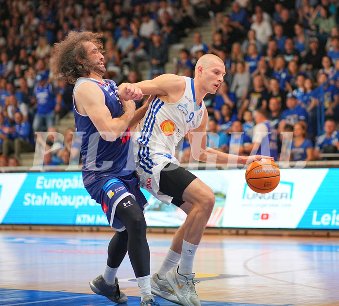 Basketball, Basketball Superliga 2024/25, Playoffs, Finale Spiel 1, Oberwart Gunners vs. BBC Nord Dragonz