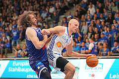 Basketball, Basketball Superliga 2024/25, Playoffs, Finale Spiel 1, Oberwart Gunners vs. BBC Nord Dragonz
