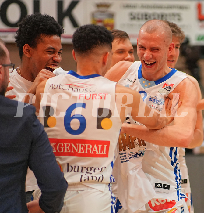 Basketball, Basketball Superliga 2024/25, Playoffs, Finale Spiel 1, Oberwart Gunners vs. BBC Nord Dragonz