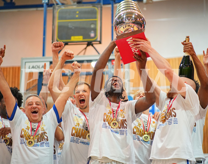 Basketball, Basketball Superliga 2024/25, Playoffs, Finale Spiel 1, Oberwart Gunners vs. BBC Nord Dragonz