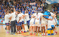 Basketball, Basketball Superliga 2024/25, Playoffs, Finale Spiel 1, Oberwart Gunners vs. BBC Nord Dragonz