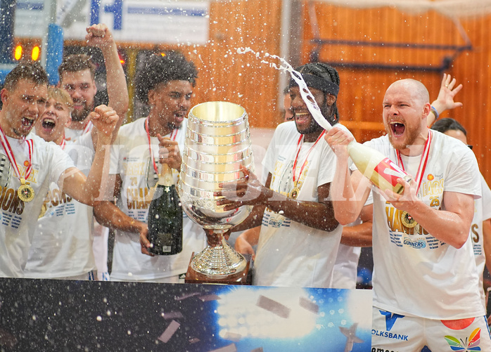 Basketball, Basketball Superliga 2024/25, Playoffs, Finale Spiel 1, Oberwart Gunners vs. BBC Nord Dragonz