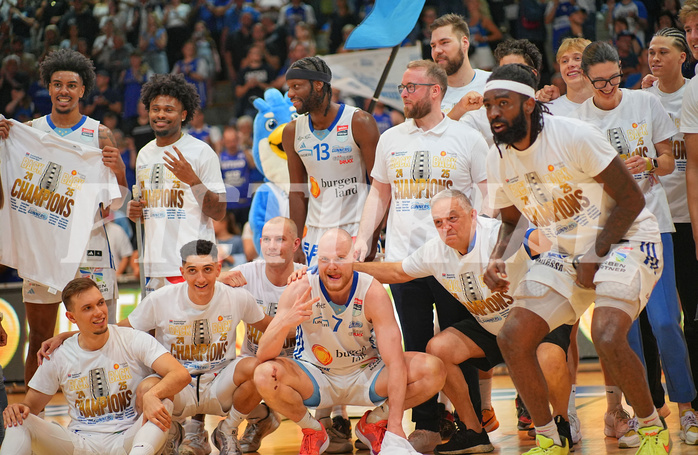 Basketball, Basketball Superliga 2024/25, Playoffs, Finale Spiel 1, Oberwart Gunners vs. BBC Nord Dragonz
