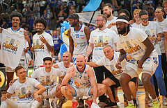 Basketball, Basketball Superliga 2024/25, Playoffs, Finale Spiel 1, Oberwart Gunners vs. BBC Nord Dragonz