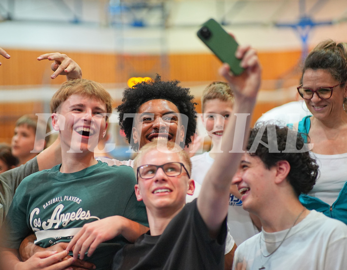 Basketball, Basketball Superliga 2024/25, Playoffs, Finale Spiel 1, Oberwart Gunners vs. BBC Nord Dragonz