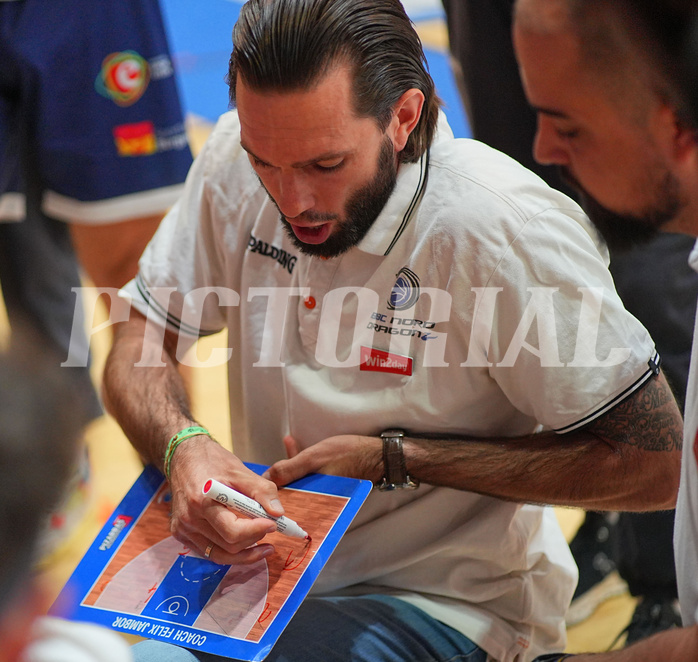 Basketball, Basketball Superliga 2024/25, Playoffs, Finale Spiel 1, Oberwart Gunners vs. BBC Nord Dragonz