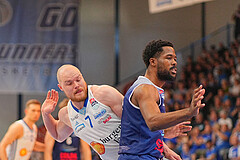 Basketball, Basketball Superliga 2024/25, Playoffs, Finale Spiel 1, Oberwart Gunners vs. BBC Nord Dragonz