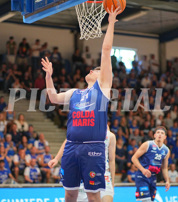 Basketball, Basketball Superliga 2024/25, Playoffs, Finale Spiel 1, Oberwart Gunners vs. BBC Nord Dragonz
