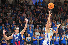 Basketball, Basketball Superliga 2024/25, Playoffs, Finale Spiel 1, Oberwart Gunners vs. BBC Nord Dragonz