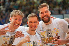 Basketball, Basketball Superliga 2024/25, Playoffs, Finale Spiel 1, Oberwart Gunners vs. BBC Nord Dragonz