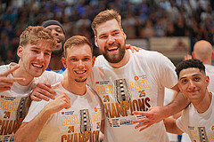 Basketball, Basketball Superliga 2024/25, Playoffs, Finale Spiel 1, Oberwart Gunners vs. BBC Nord Dragonz