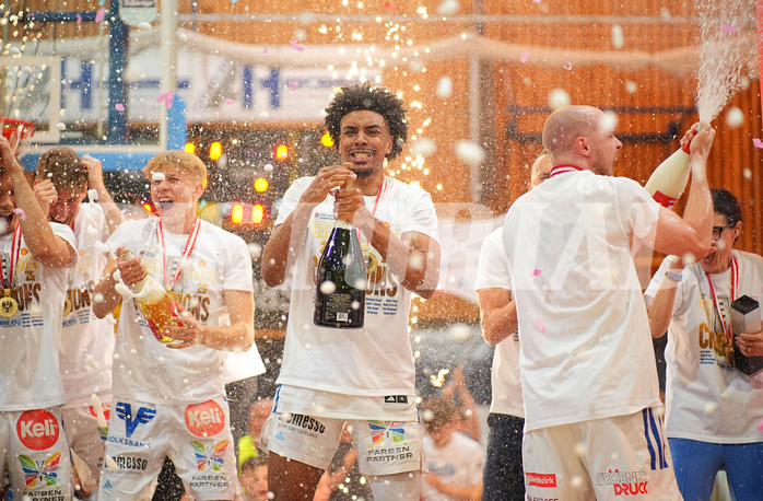 Basketball, Basketball Superliga 2024/25, Playoffs, Finale Spiel 1, Oberwart Gunners vs. BBC Nord Dragonz