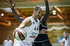 Basketball, Basketball Zweite Liga, Grunddurchgang 1.Runde, COLDA MARIS BBC Nord Dragonz, Swarco Raiders Tirol, Fuad Memcic (44)