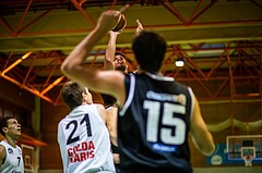 Basketball, Basketball Zweite Liga, Grunddurchgang 1.Runde, COLDA MARIS BBC Nord Dragonz, Swarco Raiders Tirol, Stefan Oberhauser (6)