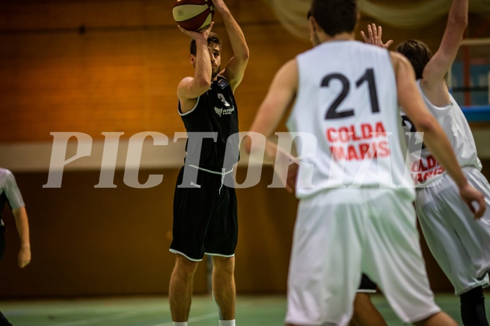 Basketball, Basketball Zweite Liga, Grunddurchgang 1.Runde, COLDA MARIS BBC Nord Dragonz, Swarco Raiders Tirol, Marcis Benefelds (3)