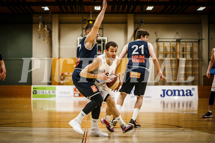Basketball, Basketball Zweite Liga, Playoff: Viertelfinale 1. Spiel, Mattersburg Rocks, BBC Nord Dragonz, Jan NICOLI (6)