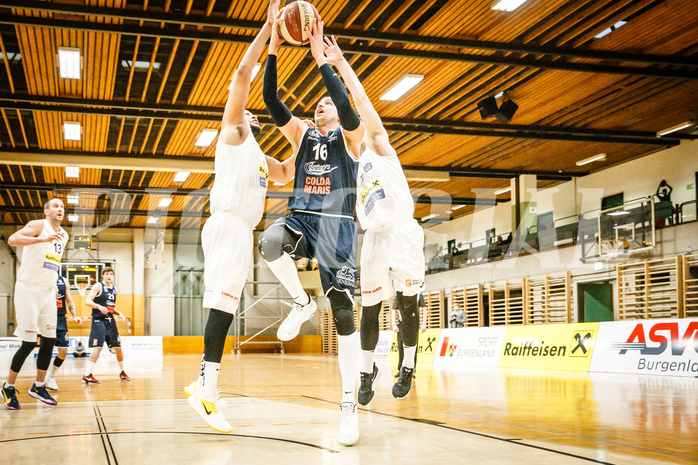 Basketball, Basketball Zweite Liga, Playoff: Viertelfinale 1. Spiel, Mattersburg Rocks, BBC Nord Dragonz, Marko Kolaric (16)