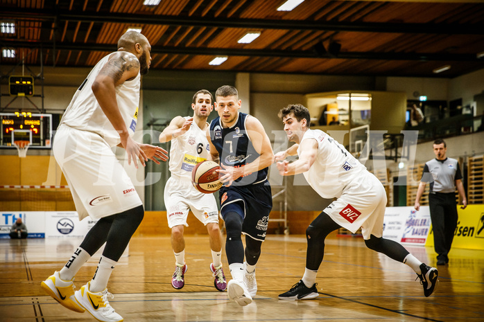 Basketball, Basketball Zweite Liga, Playoff: Viertelfinale 1. Spiel, Mattersburg Rocks, BBC Nord Dragonz, Dragisa Najdanovic (7)