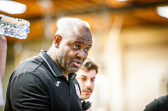 Basketball, Basketball Zweite Liga, Playoff: Viertelfinale 1. Spiel, Mattersburg Rocks, BBC Nord Dragonz, James WILLIAMS (Headcoach)