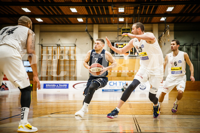 Basketball, Basketball Zweite Liga, Playoff: Viertelfinale 1. Spiel, Mattersburg Rocks, BBC Nord Dragonz, Dragisa Najdanovic (7)