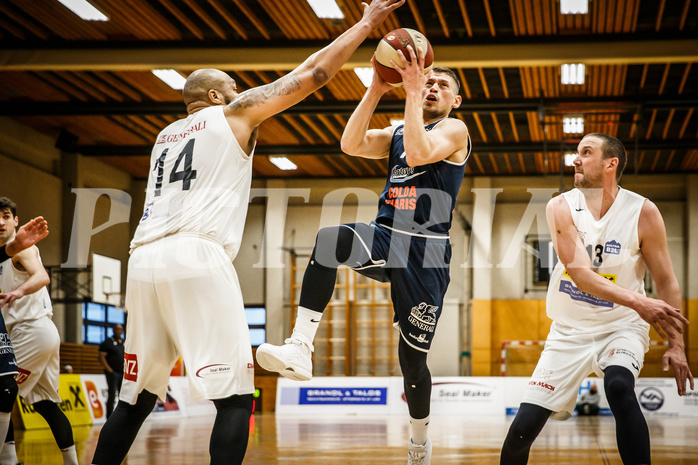 Basketball, Basketball Zweite Liga, Playoff: Viertelfinale 1. Spiel, Mattersburg Rocks, BBC Nord Dragonz, Dragisa Najdanovic (7)