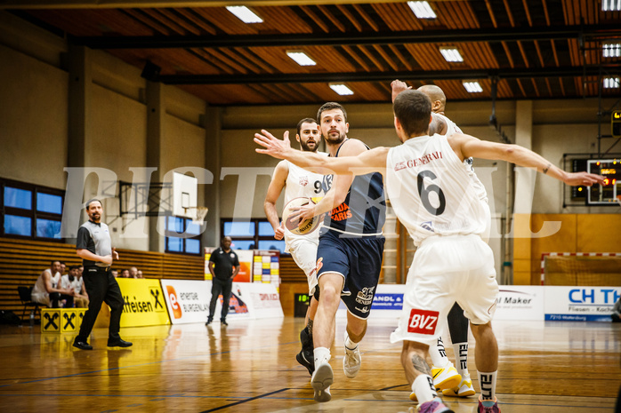 Basketball, Basketball Zweite Liga, Playoff: Viertelfinale 1. Spiel, Mattersburg Rocks, BBC Nord Dragonz, Emil Frantsich (13)