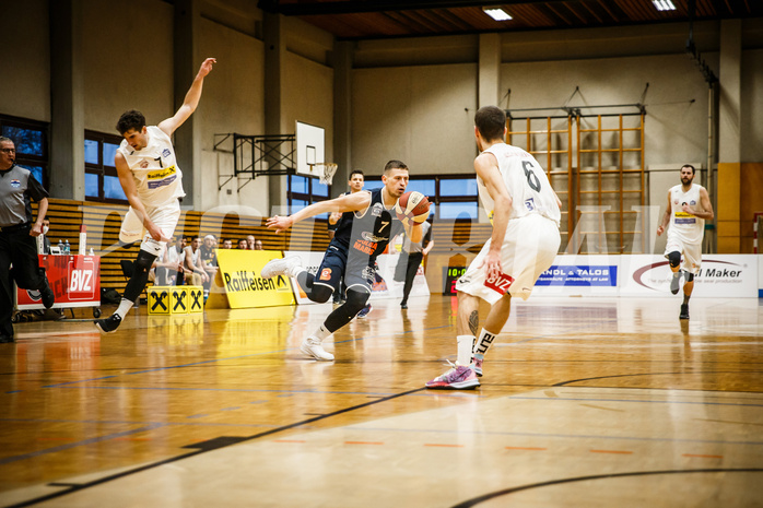 Basketball, Basketball Zweite Liga, Playoff: Viertelfinale 1. Spiel, Mattersburg Rocks, BBC Nord Dragonz, Dragisa Najdanovic (7)