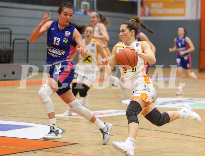 Basketball Damen Superliga 2021/22, Grunddurchgang 6.Runde BK Duchess Klosterneuburg vs. UBSC Graz


