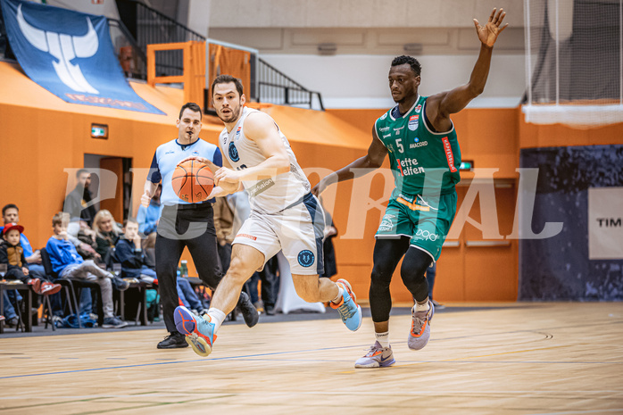 Basketball, Win2Day Superliga 2022/23, 9. Qualifikationsrunde, Vienna Timberwolves, Kapfenberg Bulls, Jakob Szkutta (10)