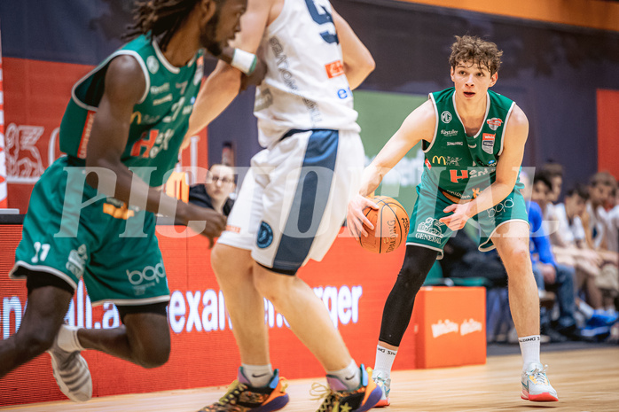 Basketball, Win2Day Superliga 2022/23, 9. Qualifikationsrunde, Vienna Timberwolves, Kapfenberg Bulls, Miro Zapf (7)