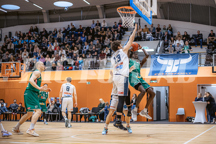 Basketball, Win2Day Superliga 2022/23, 9. Qualifikationsrunde, Vienna Timberwolves, Kapfenberg Bulls, Lesley Varner II  (21)