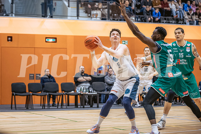 Basketball, Win2Day Superliga 2022/23, 9. Qualifikationsrunde, Vienna Timberwolves, Kapfenberg Bulls, Philipp D’Angelo (9)
