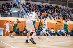 Basketball, Win2Day Superliga 2022/23, 9. Qualifikationsrunde, Vienna Timberwolves, Kapfenberg Bulls, Paul Rotter (66)