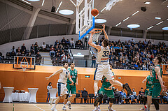 Basketball, Win2Day Superliga 2022/23, 9. Qualifikationsrunde, Vienna Timberwolves, Kapfenberg Bulls, Chris Vogt (33)