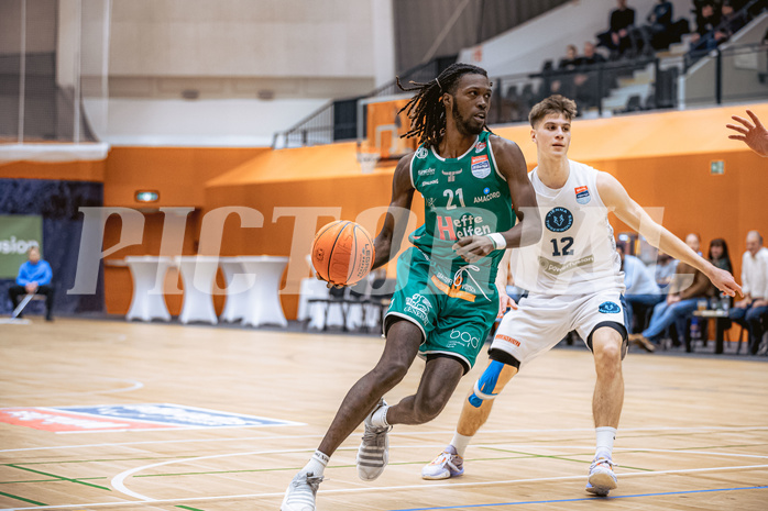 Basketball, Win2Day Superliga 2022/23, 9. Qualifikationsrunde, Vienna Timberwolves, Kapfenberg Bulls, Lesley Varner II  (21)