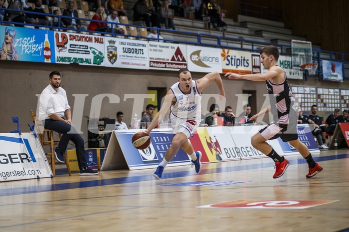 Basketball, Admiral Basketball Superliga 2019/20, Grunddurchgang 3.Runde, Oberwart Gunners, Flyers Wels, Sebastian Käferle (7)