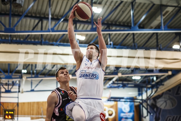 Basketball, Admiral Basketball Superliga 2019/20, Grunddurchgang 3.Runde, Oberwart Gunners, Flyers Wels, Andrius Mikutis (5)
