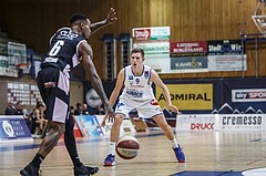 Basketball, Admiral Basketball Superliga 2019/20, Grunddurchgang 3.Runde, Oberwart Gunners, Flyers Wels, Edi Patekar (6)