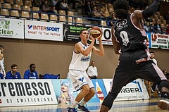 Basketball, Admiral Basketball Superliga 2019/20, Grunddurchgang 3.Runde, Oberwart Gunners, Flyers Wels, Edi Patekar (6)