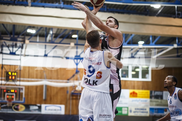 Basketball, Admiral Basketball Superliga 2019/20, Grunddurchgang 3.Runde, Oberwart Gunners, Flyers Wels, Davor Lamesic (7)