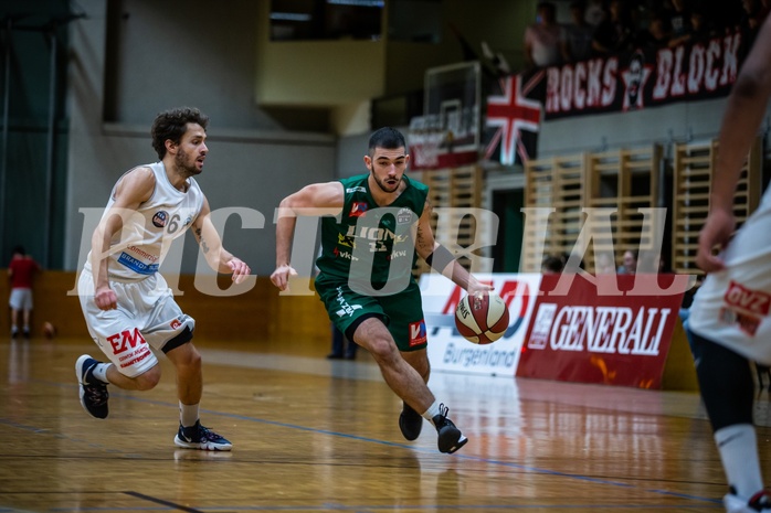 Basketball, Basketball Zweite Liga, Grunddurchgang 4.Runde, Mattersburg Rocks, Dornbirn Lions, Luka Kevric (11)