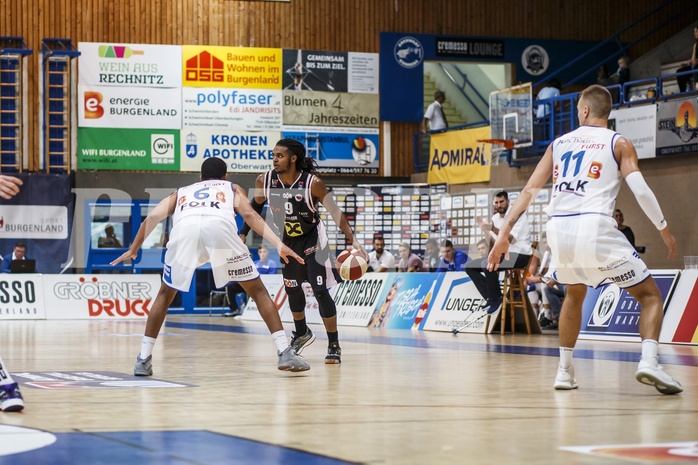 Basketball, Admiral Basketball Superliga 2019/20, Grunddurchgang 3.Runde, Oberwart Gunners, Flyers Wels, Cameron Delaney (9)