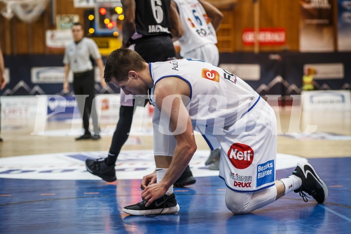 Basketball, Admiral Basketball Superliga 2019/20, Grunddurchgang 3.Runde, Oberwart Gunners, Flyers Wels, Andrius Mikutis (5)