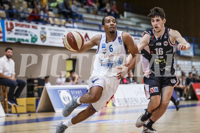 Basketball, Admiral Basketball Superliga 2019/20, Grunddurchgang 3.Runde, Oberwart Gunners, Flyers Wels, Lawrence Alexander (9)