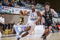 Basketball, Admiral Basketball Superliga 2019/20, Grunddurchgang 3.Runde, Oberwart Gunners, Flyers Wels, Lawrence Alexander (9)