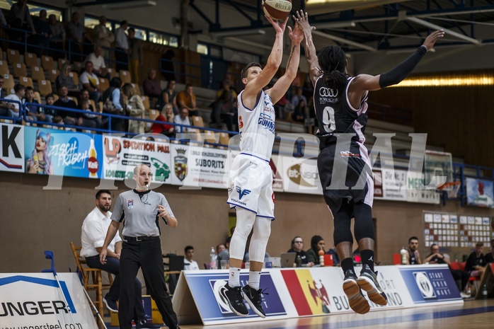 Basketball, Admiral Basketball Superliga 2019/20, Grunddurchgang 3.Runde, Oberwart Gunners, Flyers Wels, Andrius Mikutis (5)